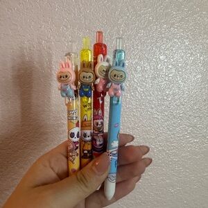 Cute Animal Character Multi-Color Pens